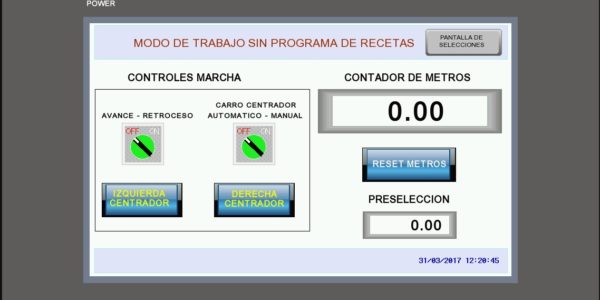 automatizacion de maquinaria en barcelona atelma maquina de enrolla con noria porta tejidos